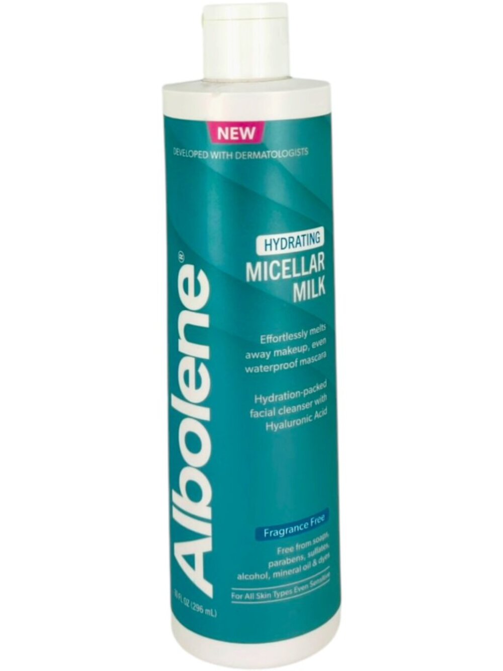Albolene Micellar Cleansing Milk Hydrating Face Cleanser 10 fl oz Makeup Remover